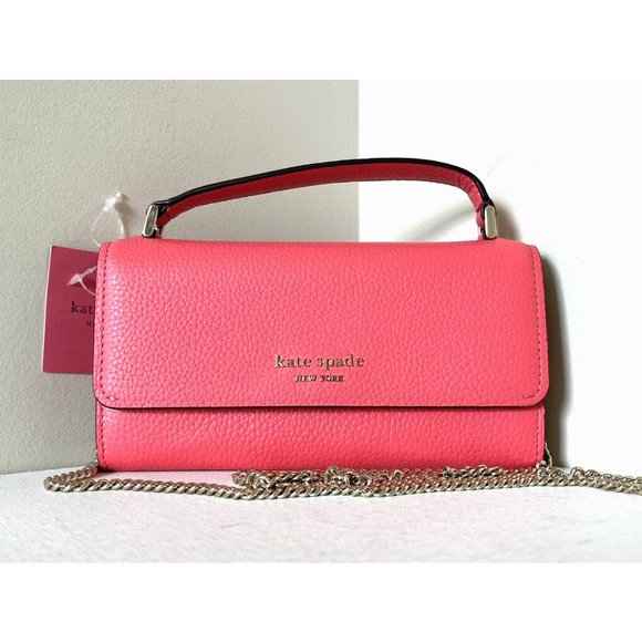 New Kate Spade Roulette Top-handle Crossbody Peach Melba - Picture 1 of 7